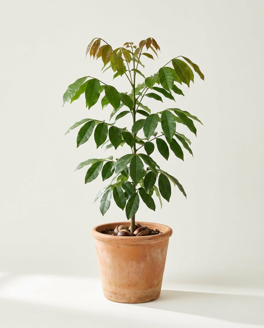 Каштан комнатный — экзотика с глянцевыми листьями